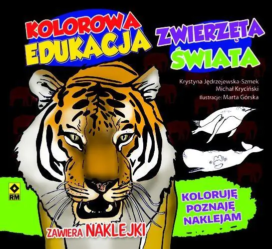 Książka - Kolorowa edukacja. Zwierzęta świata