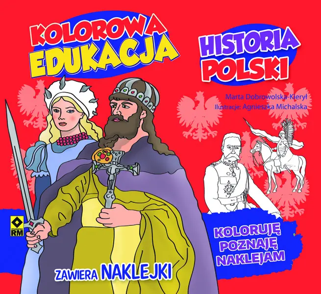 Książka - Kolorowa edukacja. Historia Polski