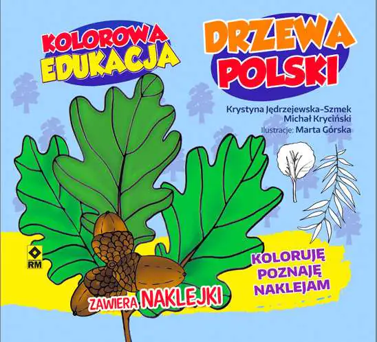 Książka - Kolorowa edukacja. Drzewa Polski