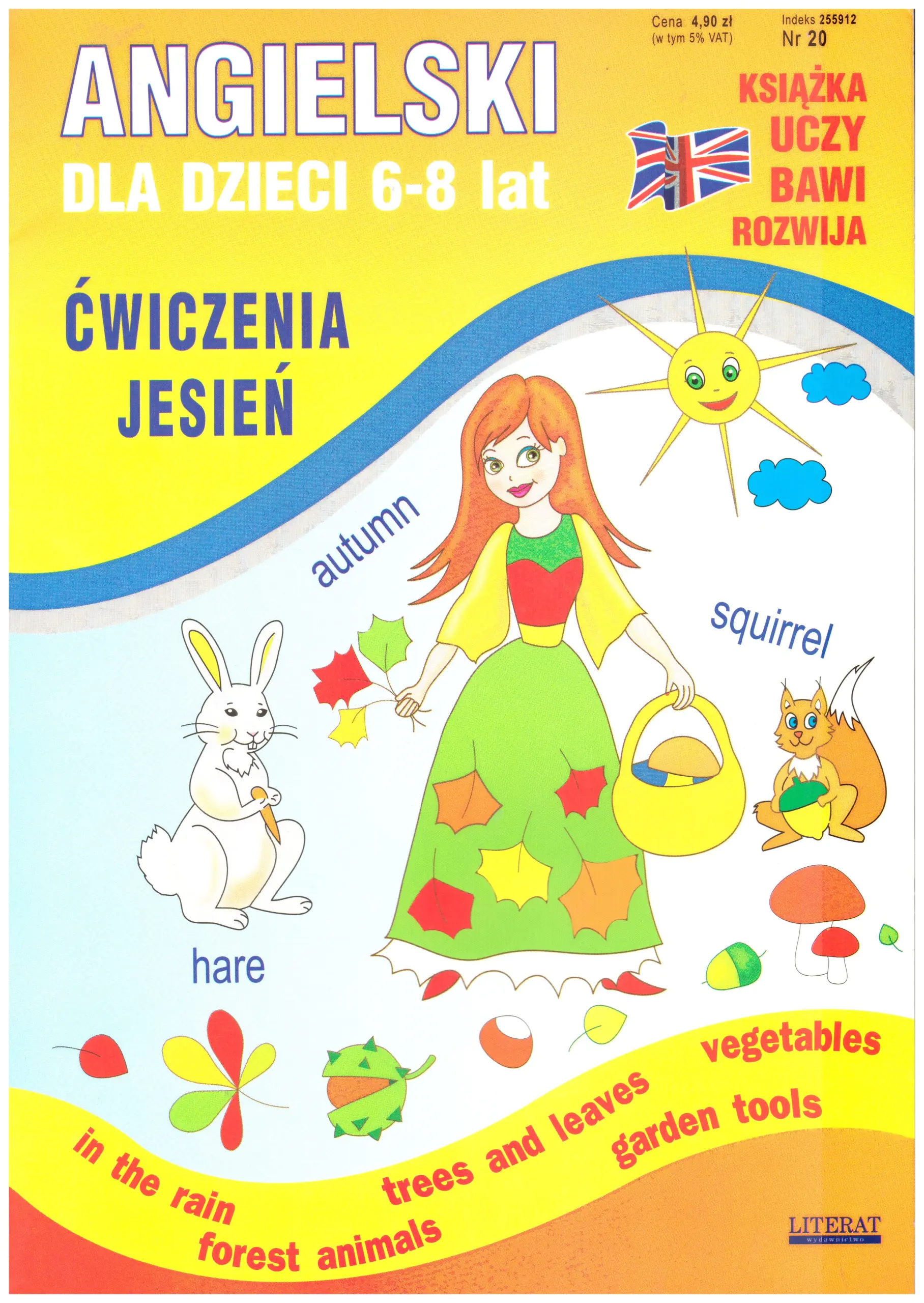 Książka - Angielski dla dzieci z.20 6-8 lat ćw