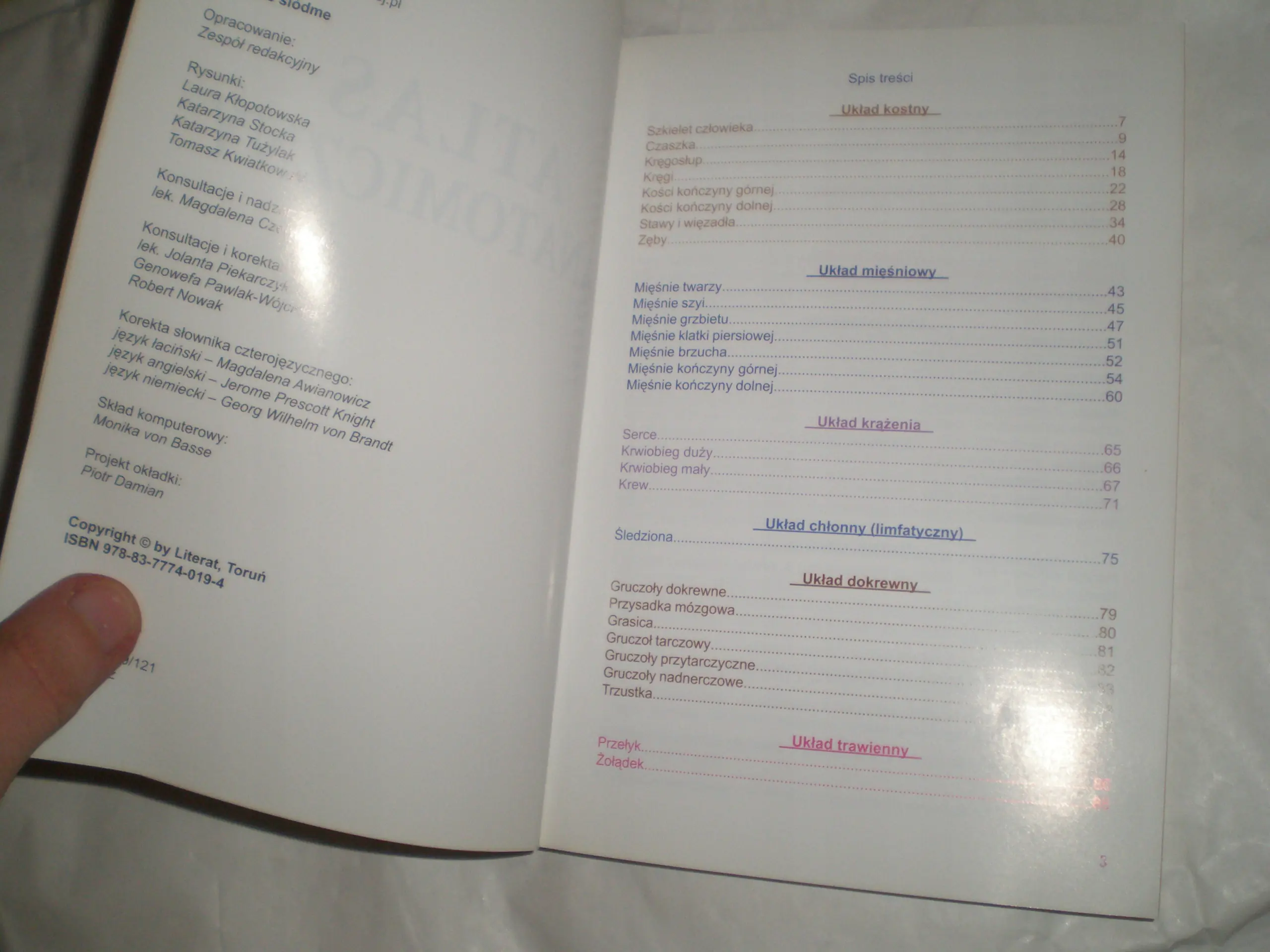 Książka - Atlas anatomiczny