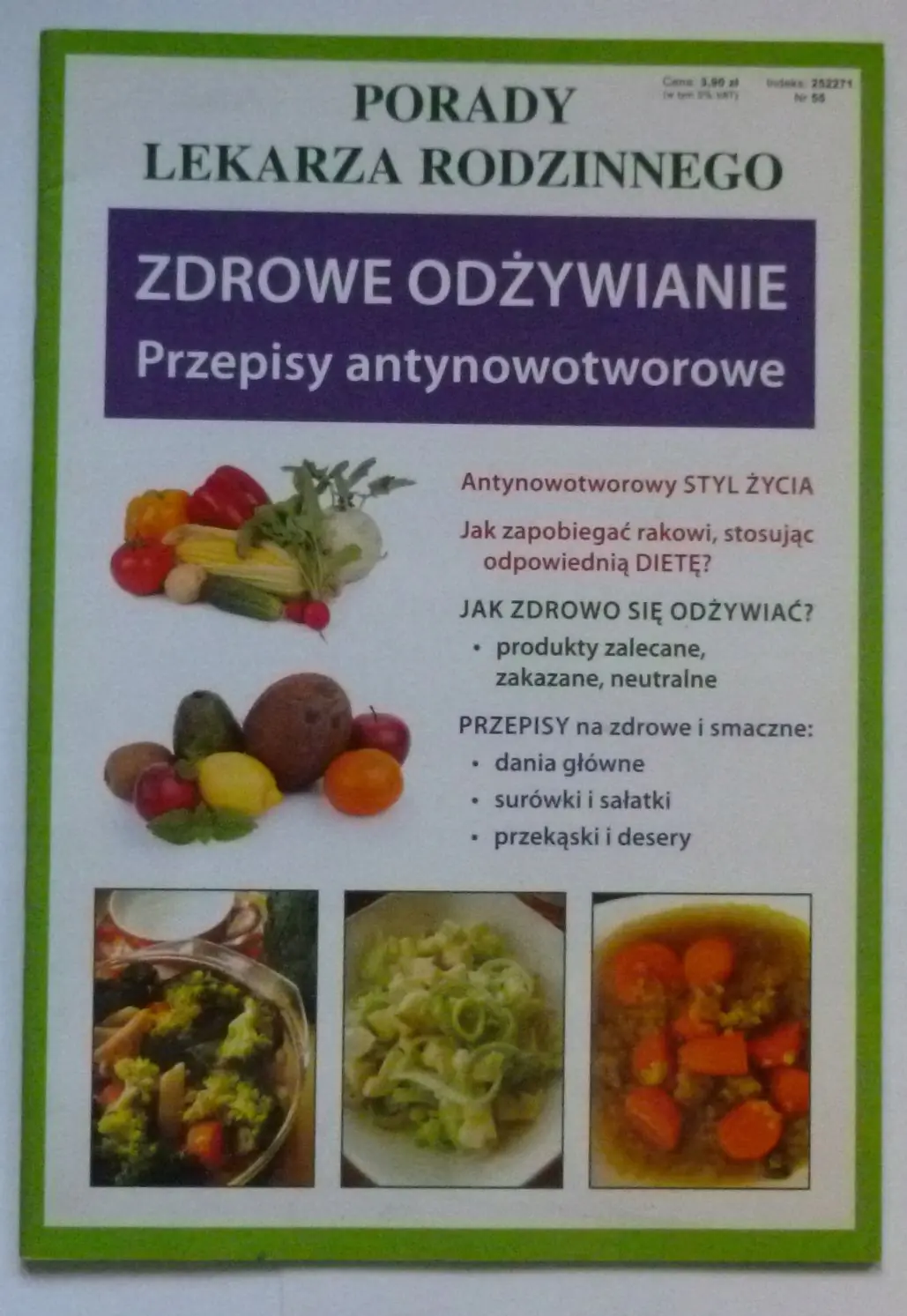 Książka - Porady lek. rodzinnego. Zdrowe odżywianie Nr55