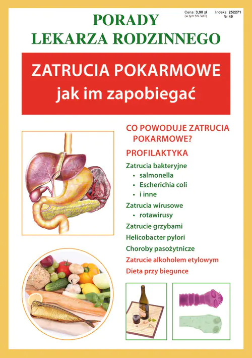 Książka - Zatrucia pokarmowe. Jak im zapobiegać