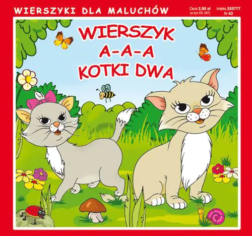 Książka - Wierszyk A-a-a kotki dwa