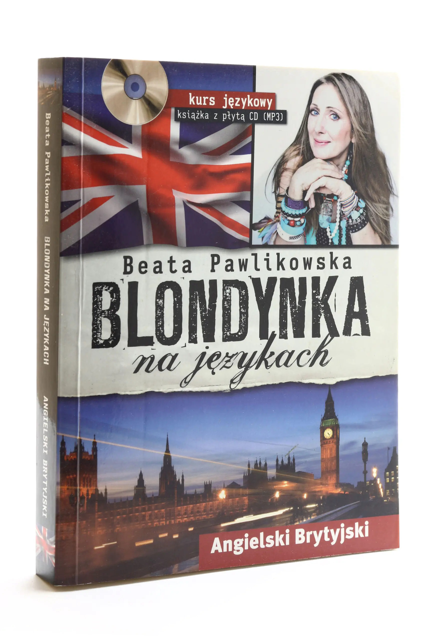 Książka - Blondynka na językach. Angielski Brytyjski. Kurs językowy   CD MP3