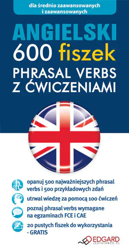 Książka - Angielski 600 fiszek - Phrasal verbs z ćw.