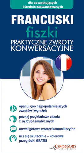 Książka - Francuski. Fiszki. Praktyczne zwroty konwersacyjne