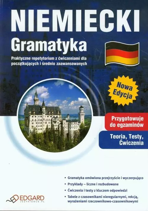 Książka - Niemiecki Gramatyka Praktyczne repetytorium z ćwiczeniami dla początkujących i średnio zaawansowanych