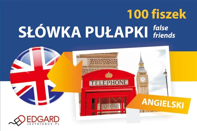 Książka - Angielski. 100 fiszek. Słówka pułapki