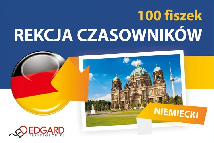 Książka - Niemiecki. 100 fiszek. Rekcja czasowników