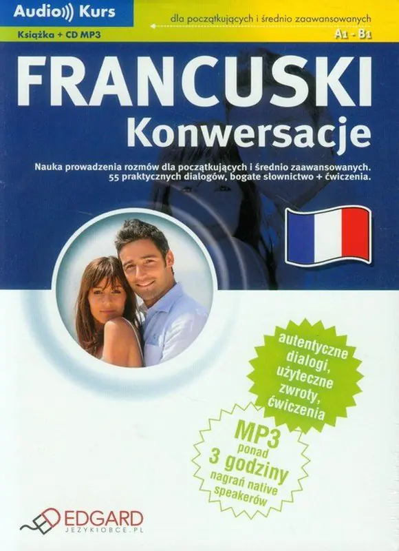 Książka - Francuski. Konwersacje + CD