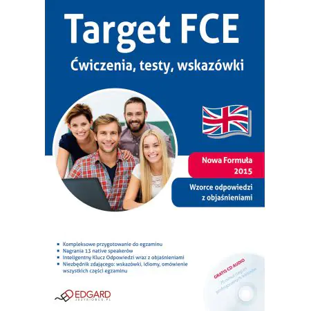 Książka - Angielski. Target FCE. Ćwiczenia, testy, wskazówki + CD