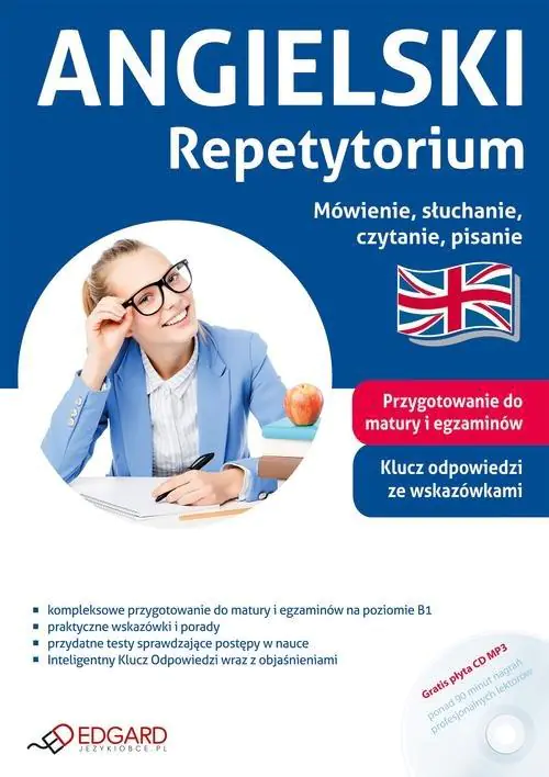Książka - Angielski. Repetytorium. Mówienie, słuchanie, czytanie, pisanie + CD