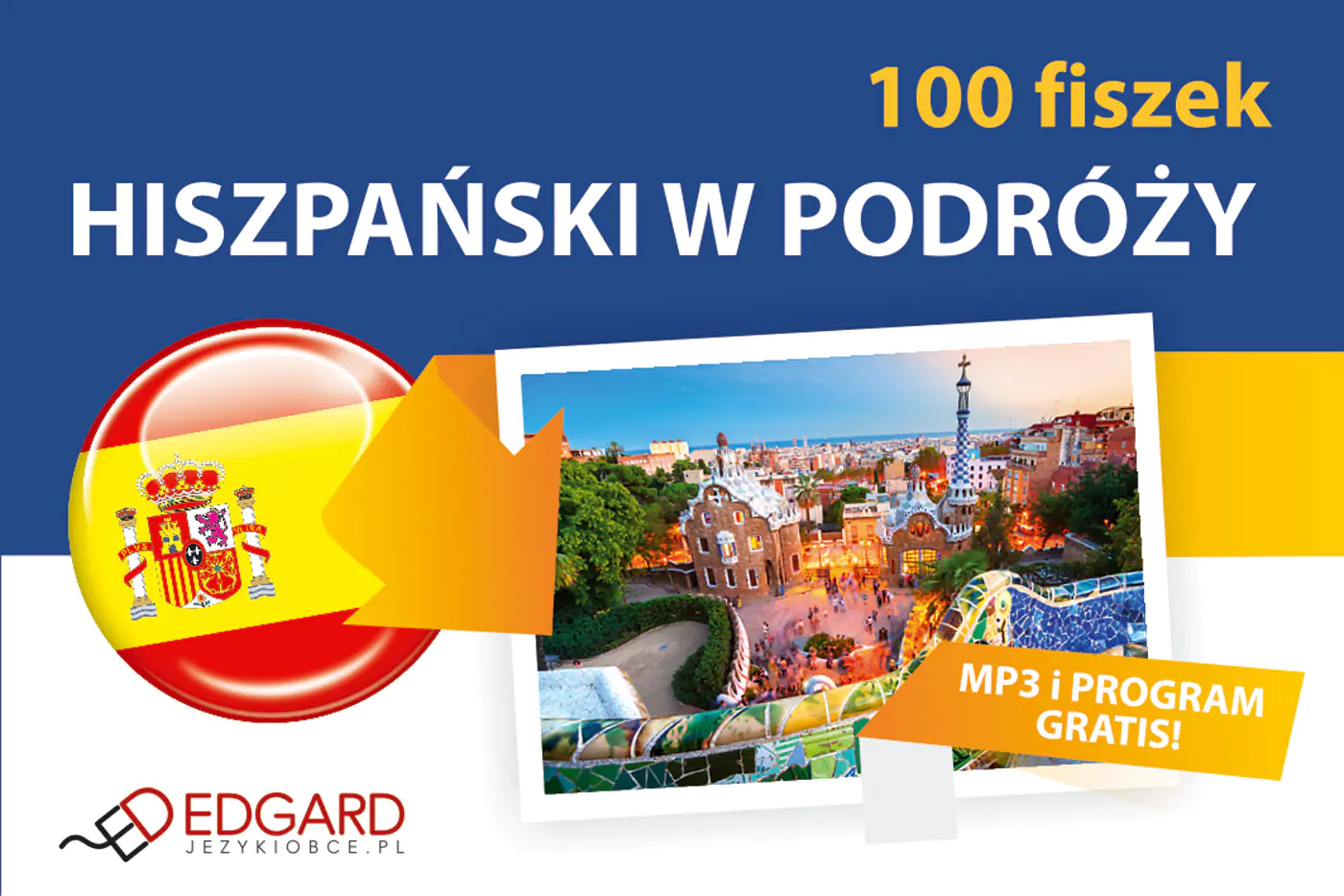 Książka - Hiszpański. 100 fiszek w podróży