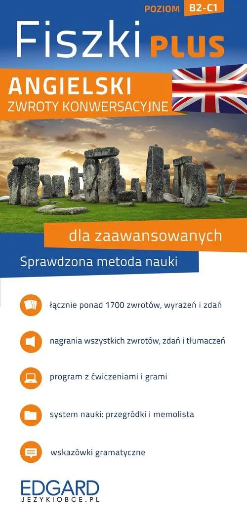 Książka - Fiszki Plus. Angielski. Konwersacje dla zaawansowanych. Poziom B2-C1