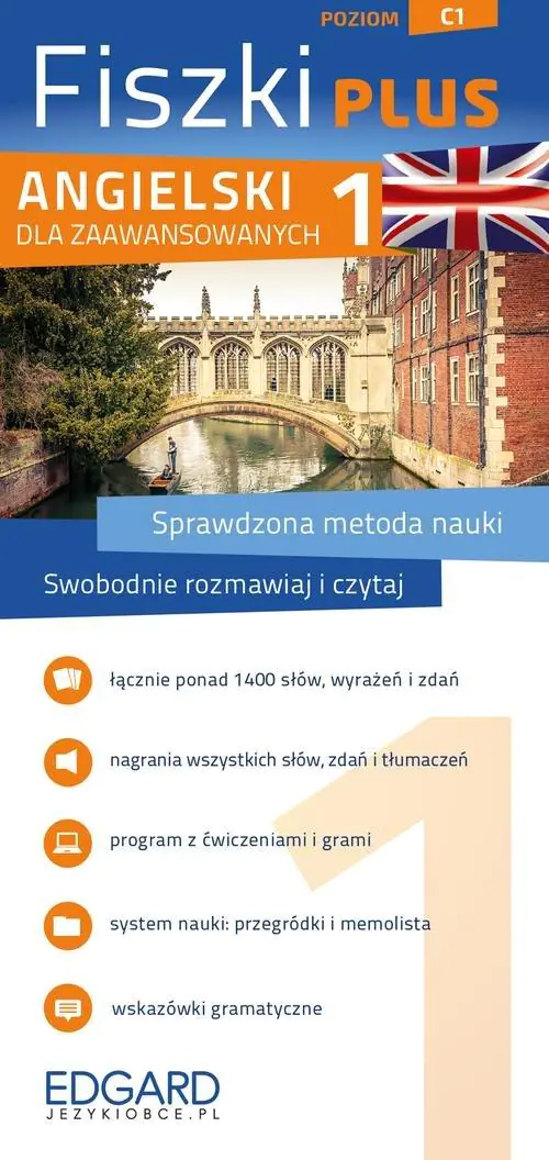 Książka - Fiszki Plus. Angielski dla zaawansowanych 1. Poziom C1