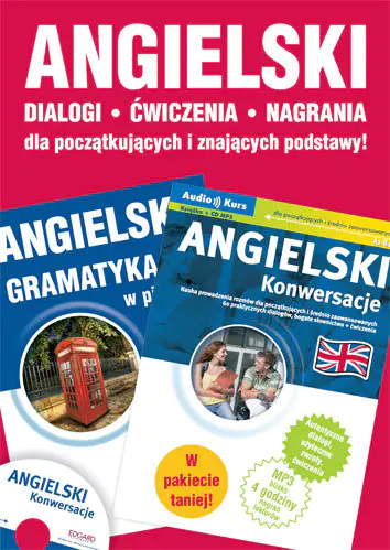 Książka - Pakiet: Angielski. Konwersacje / Angielski. Gramatyka w pigułce