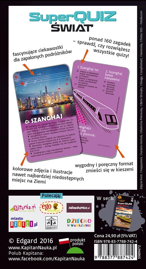 Książka - SuperQuiz Świat