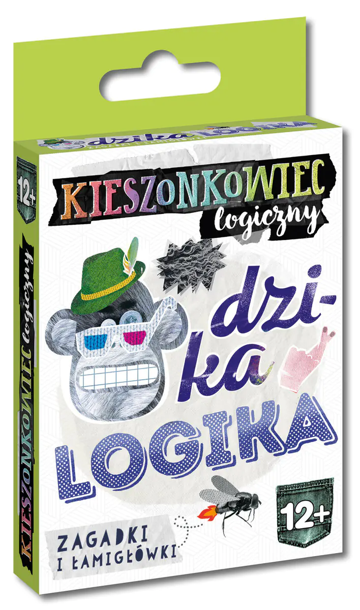 Książka - Edgard, logiczna, gra karciana Dzika logika, wydanie kieszonkowe
