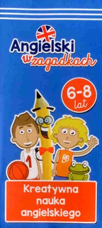 Książka - Angielski w zagadkach 6-8 lat kreatywna nauka angielskiego