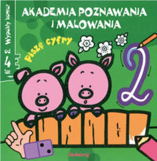 Książka - Akademia poznawania i malowania Piszę cyfry
