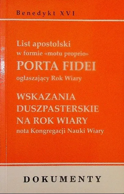 Książka - List apostolski w formie motu proprio