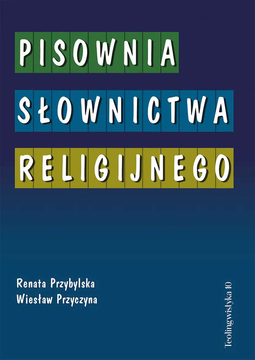 Książka - Pisownia słownictwa religijnego