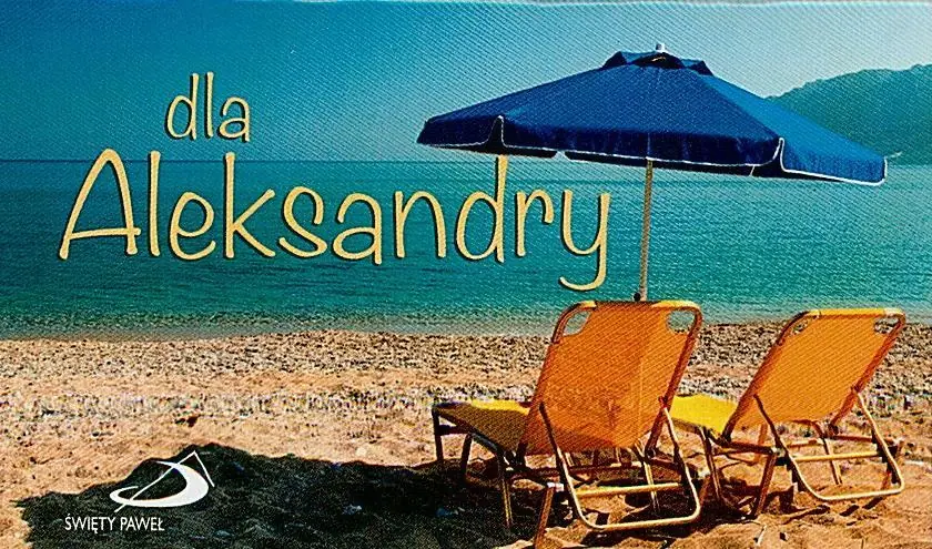 Książka - Imiona - Dla Aleksandry