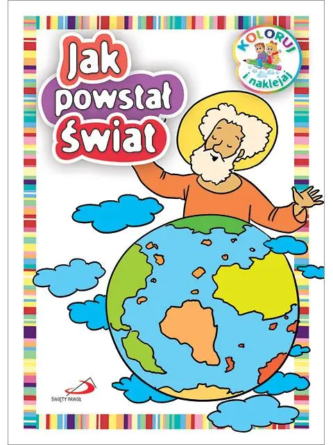 Książka - Kolorowanka - Jak powstał świat