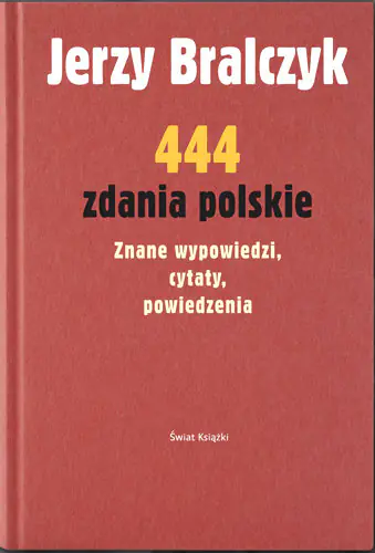 Książka - 444 zdania polskie