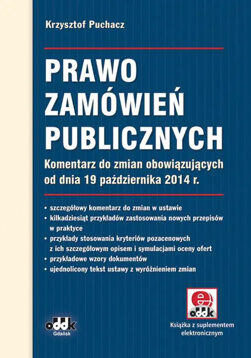 Książka - Prawo zamówień publicznych