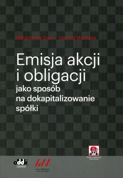 Książka - Emisja akcji i obligacji jako sposób na dokapitalizowanie spółki
