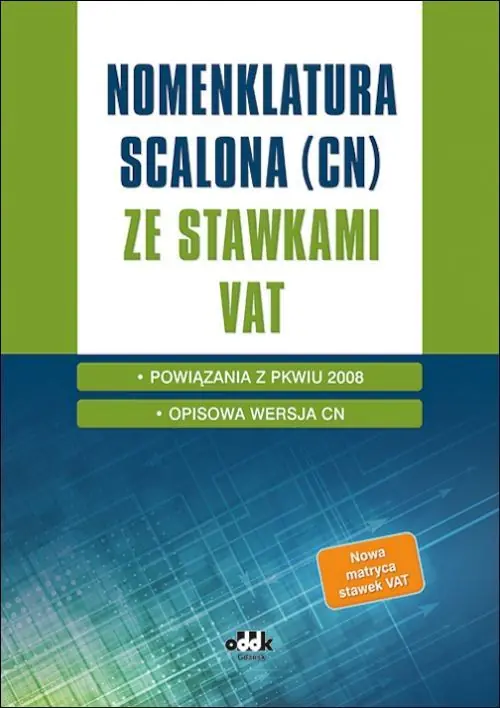 Książka - Nomenklatura scalona (CN) ze stawkami VAT/KS1359