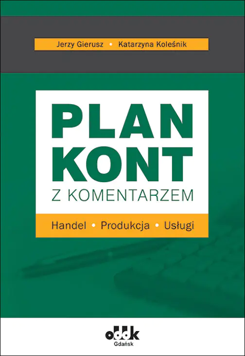 Książka - Plan kont z komentarzem. Handel, produkcja, usługi