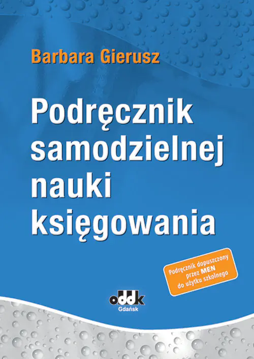 Książka - Podręcznik samodzielnej nauki księgowania