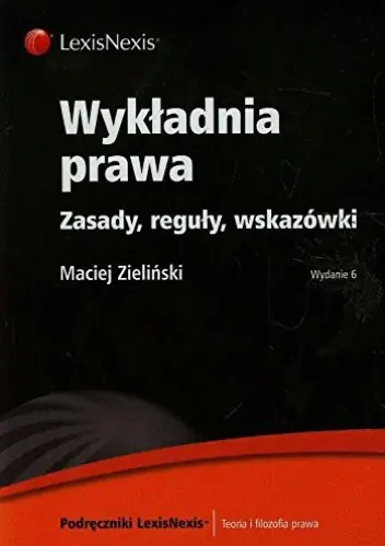 Książka - Wykładnia prawa