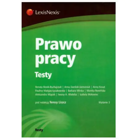 Książka - Prawo pracy Testy