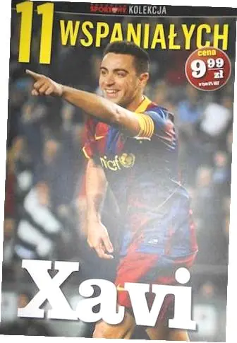 Książka - 11 wspaniałych. Część 7. Xavi