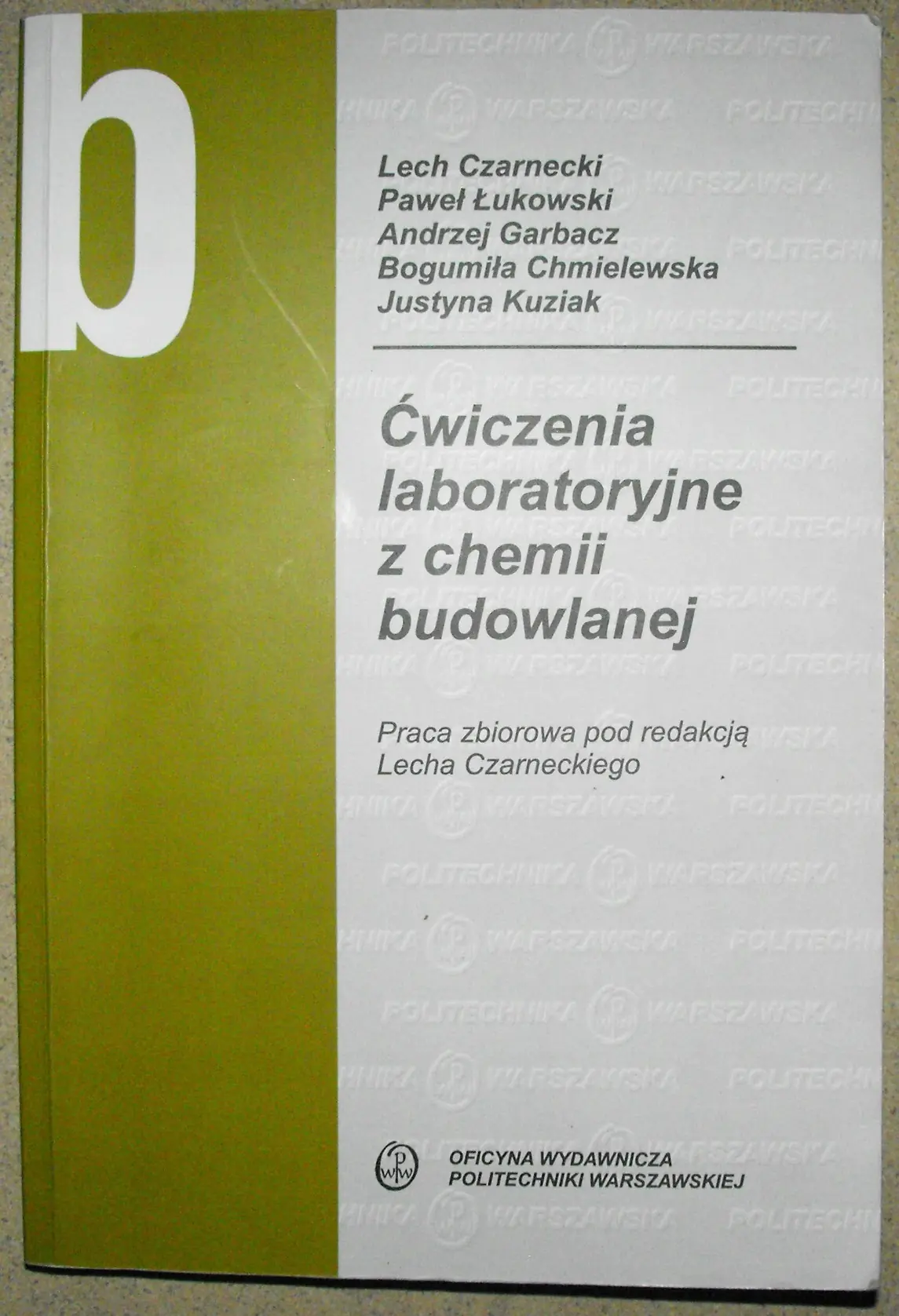 Książka - Ćwiczenia laboratoryjne z chemii budowlanej