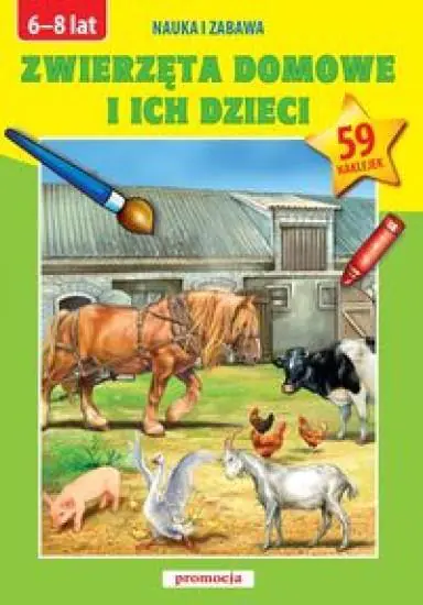 Książka - Zwierzęta domowe i ich dzieci