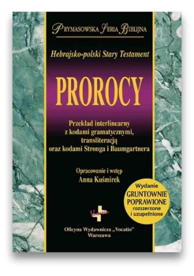 Książka - Hebrajsko-polski stary testament Prorocy