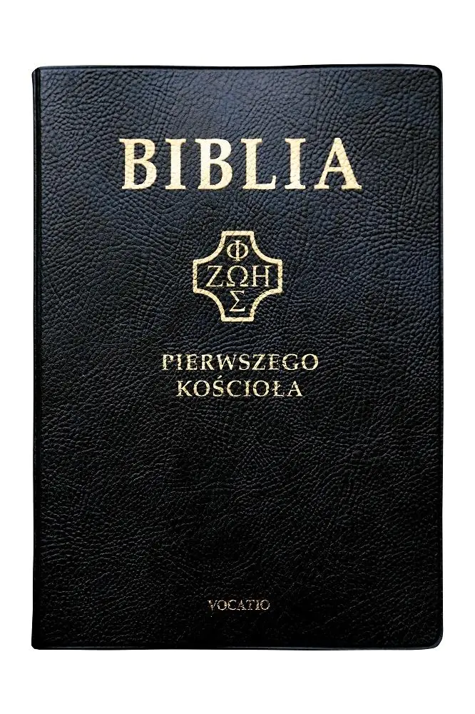 Książka - Biblia pierwszego Kościoła czarna