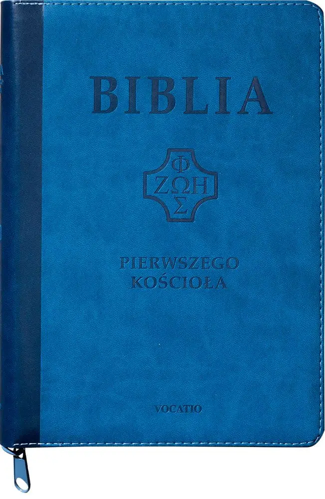 Książka - Biblia pierwszego Kościoła z paginat. suwak nieb.