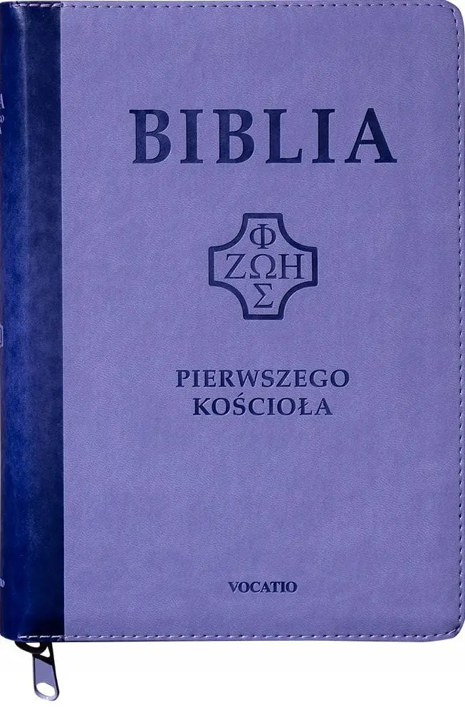 Książka - Biblia pierwszego Kościoła z paginat. suwak fiolet