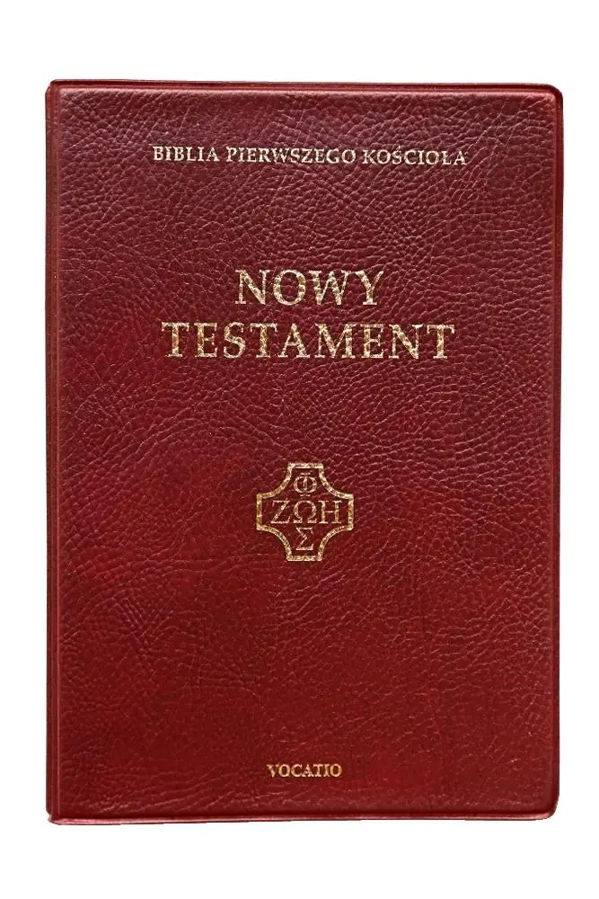 Książka - Nowy Testament BPK kieszonkowy bordo