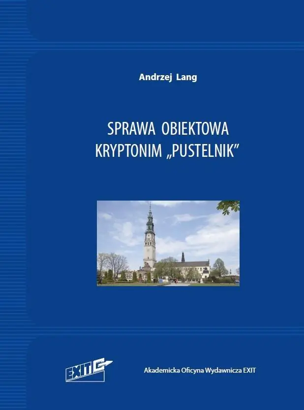 Książka - Sprawa obiektowa. Kryptonim Pustelnik