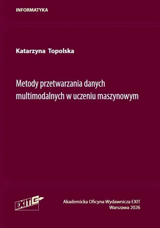 Książka - Metody przetwarzania danych wielomodalnych...