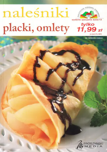 Książka - Naleśniki, placki, omlety