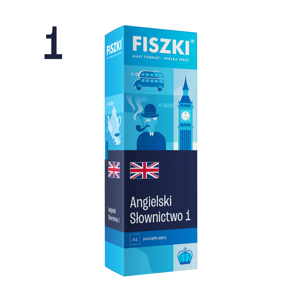 Książka - Fiszki – język angielski – Słownictwo 1 (poziom A1)