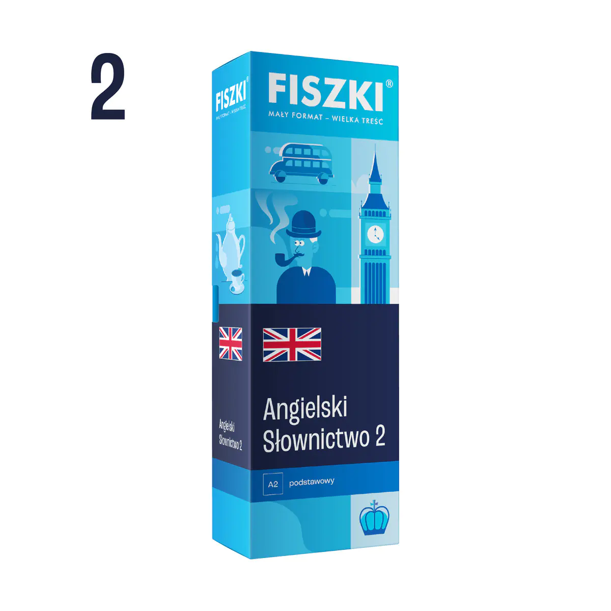 Książka - Fiszki – język angielski – Słownictwo 2 (poziom A2)